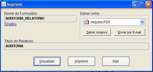 permitido realizar a impressão, visualizar, salvar o arquivo