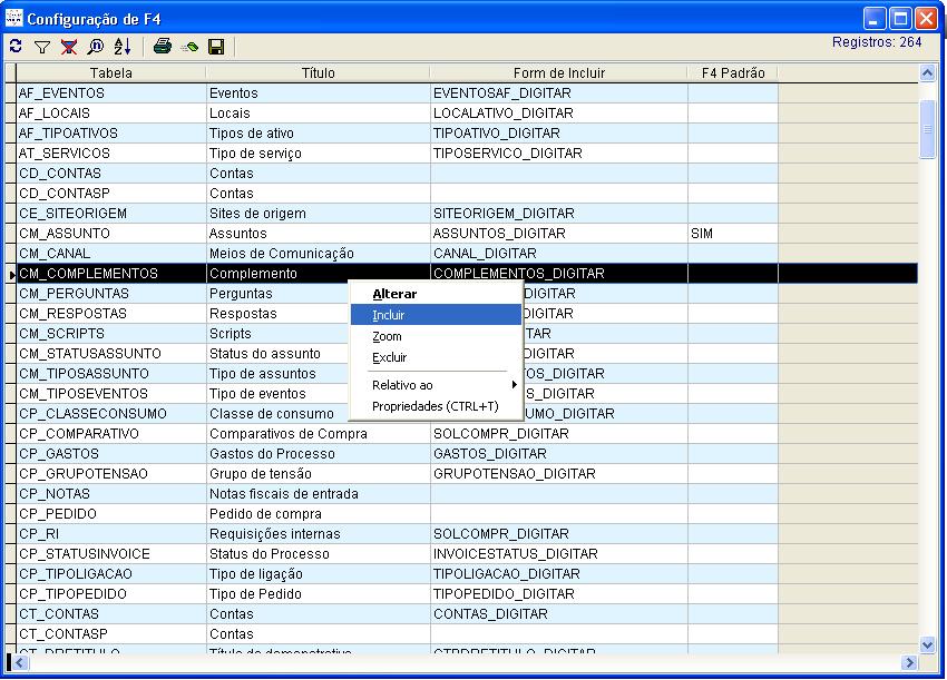 20. Configurando F4 Acesse