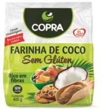 Uma colher de chá (5 g) de Açúcar de Coco tem 19 calorias. Farinha Coco Copra Disponível em embalagens de 100 g e 400 gramas.