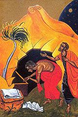 Segunda Estação Sepulcro vazio Leitura: (João 20, 3-8) Ao ver o sepulcro vazio, os discípulos tiveram a confirmação da Ressurreição do Senhor, este momento foi decisivo para a vida nova.
