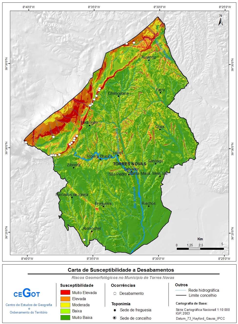 FACTORES CONDICIONANTES Factores Atributos Ponderações Declives 0º - 5º 1 5º - 15º 2 15º - 20º 3 20º - 30º 4 30º - > 35º 5 Calcários micríticos de Serra de Aire; Calcários e Dolomitos de Montinhoso;