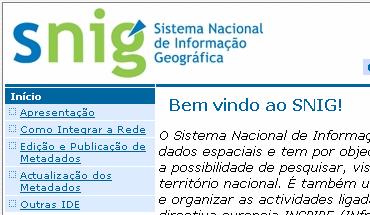 Direcção-Geral do Território Evolução SNIG Criação