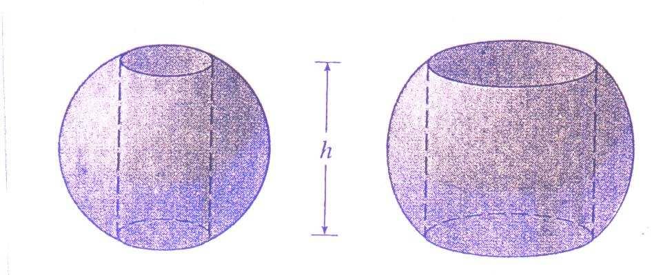 : 6 ) c) A = {(,y) IR : e e y e π } (Resp.: (e e ) ) d) A = {(,y) IR : >, y e / y / } (Resp.:. O disco + y é girdo em torno d ret = b (b > ) pr gerr um sólido, com form de um pneu.