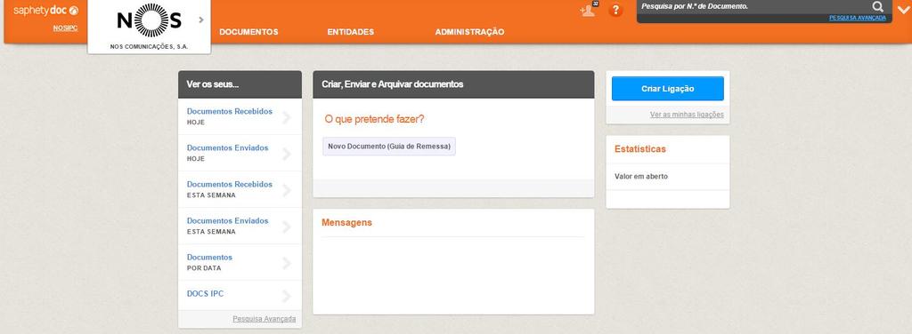 O tipo de documento, Movimento Financeiro, passa a ser considerado nas estatísticas do valor em aberto.