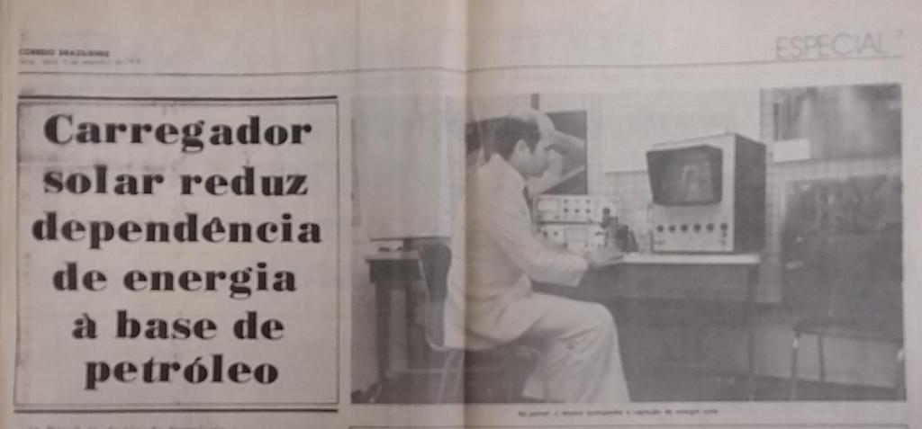 Histórico de Registros de pesquisa pessoal Da Energia Solar Fotovoltaica no Brasil desde 1977 1977 1980 - FONE -MAT - São Paulo - Primeira empresa a fabricar painéis com células