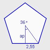 Área lateral: AL= 1,5 7,9=5,55 cm h + 0,75 = 1,5 h = 1,6875 = 1, cm 1,5 1, Área da base: A = = 0,97 cm b Área total: AT=5,55+ 0,97=7,5 cm Volume: V=0,97 7,9=7,7 cm 19.