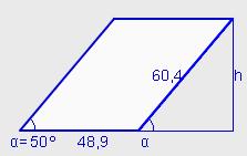 x= 1,7 = 6,5 cm y= 19,6 = 9,8 cm l = 6,5 + 9,8 l= 16,6 =11,68 cm α 6,5 α sen = = 0,548 = 0,5749 rαd 11,68 α = 1,1499 rad = 65º 5 59,45 α + β = 60º