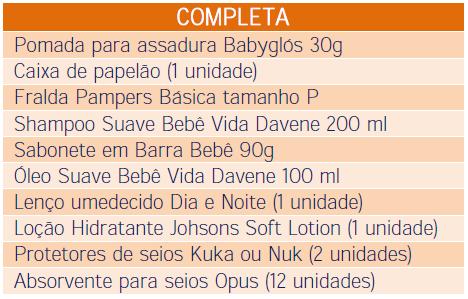 CESTA NATALIDADE Ter um bebê é um dos momentos mais maravilhosos da vida, uma realização.