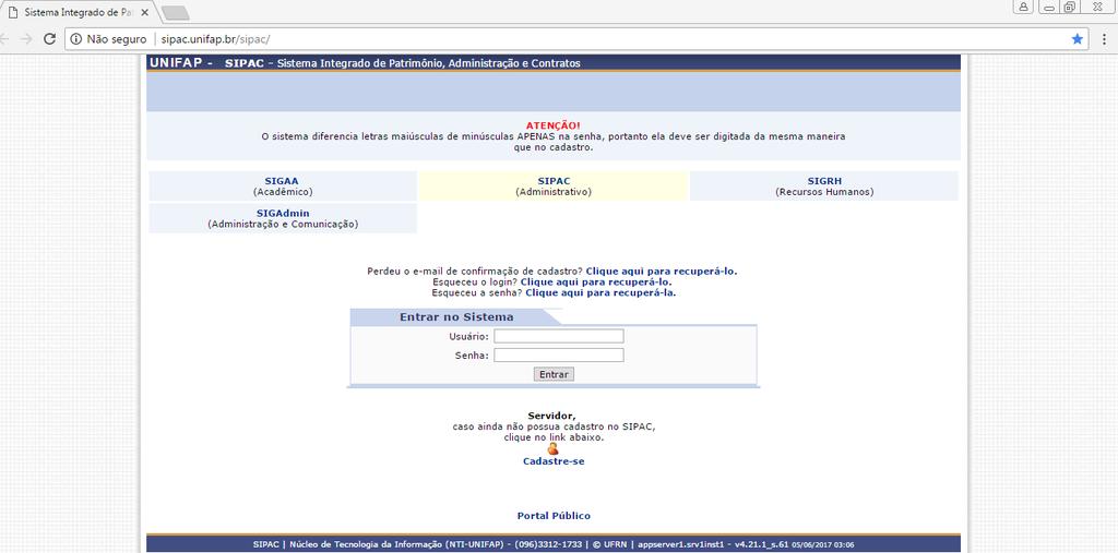 SIPAC - MÓDULO TRANSPORTE SOLICITAÇÃO DE TRANSPORTE E COMBUSTÍVEL O SIPAC - Módulo