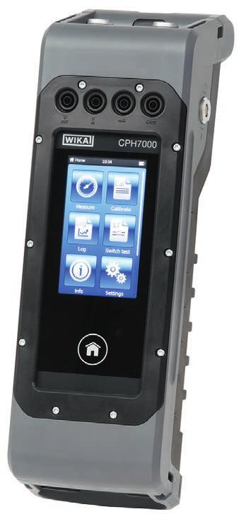 de processo modelo CPH7000 Equipamento de medição Sensores de pressão externos modelo CPT7000 Módulo de ambiente Barômetro Sonda de medição PT100 Sistema 'carrying' Bolsa de alça para acessórios