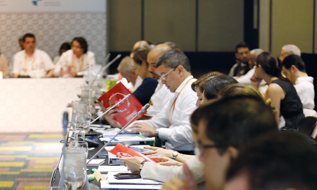 I Reunião de Ministros Ibero-Americanos das Relaciones Exteriores, preparatória da XXV Cúpula Ibero-Americana de Chefes de Estado e de Governo de 2016, realizada no dia 12 de dezembro de 2015 em
