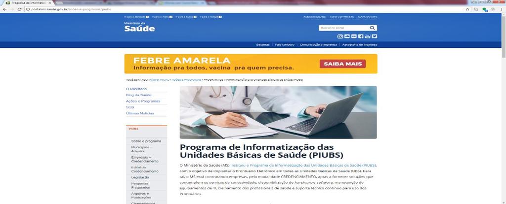 Programa de Informatização das UBS