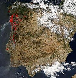 RESULTADOS: Incêndios florestais de 2003_ Principais características Eventos Vítimas Localização