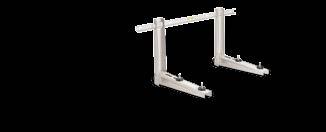 SUPORTE AJUSTÁVEL COM NÍVEL Os suportes murais Armacell, são fabricados em aço galvanizado. Estão disponíveis em diferentes formas e resistências.