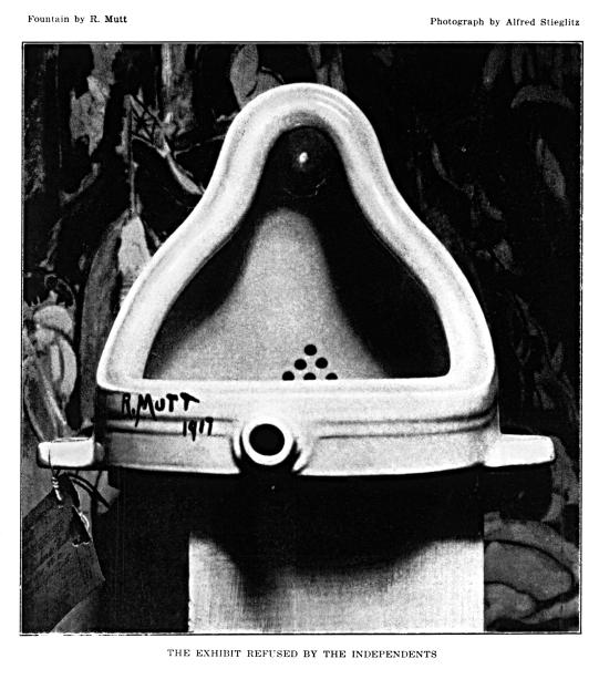 MARCEL DUCHAMP (1887-1968): A fonte (1917),