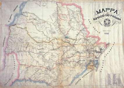 Paraná como território Em 1853 o