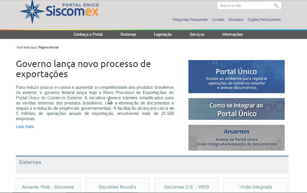 SISCOMEX WEB - IMPORTAÇÃO