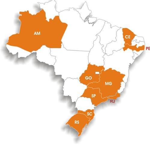 Projeto Piloto - Telessaúde Brasil Nove núcleos universitários de Telessaúde sediados em universidades federais ou estaduais Federais - UFC, UFPE,
