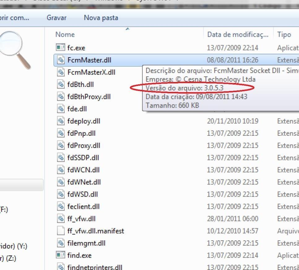 2 INSTALAÇÃO Após executar o instalador do Simulador de Bombas Fcm, deve ser substituído o arquivo FcmMaster.dll para a versão 3.x.x.x antes do inicio do programa. Este arquivo (FcmMaster.