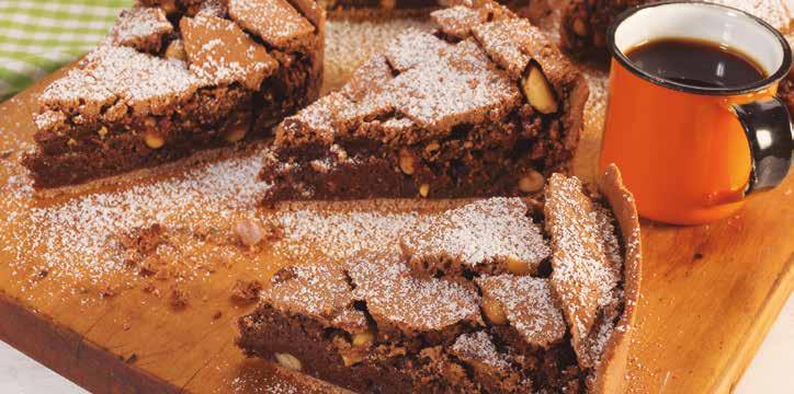 Torta de Amendoim Rendimento: 1 unidade Tempo de Preparo: 1h20 Base de Chocolate 110 g de farinha de trigo 50 g de Chocolate em Pó Solúvel 50% de Cacau MAVALÉRIO 60 g de manteiga 35 g de Açúcar de