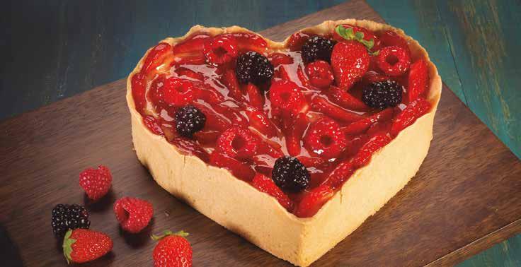 Cheesecake de Frutas Vermelhas Rendimento: 1 unidade Tempo de Preparo: 1h20 Base 160 g de farinha de trigo 60 g de farinha de amêndoas 120 g de margarina 75 g de Açúcar de Confeiteiro SNOW SUGAR