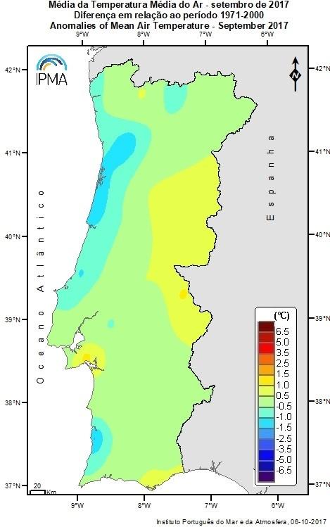 da temperatura média do ar e