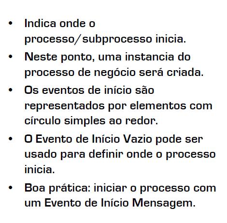 Eventos de início, intermediário e fim Mais