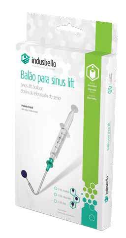 Linha Premium BSL - Balão para Sinus Lift Modelos: Angulado, Reto e Mini É um dispositivo cirúrgico de uso transitório, com o objetivo de descolamento e elevação da mucosa sinusal.