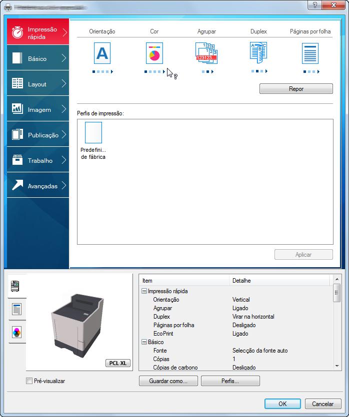 Imprimir a partir do PC > Imprimir a partir de PC Ajuda do controlador da impressora O controlador da impressora inclui Ajuda.