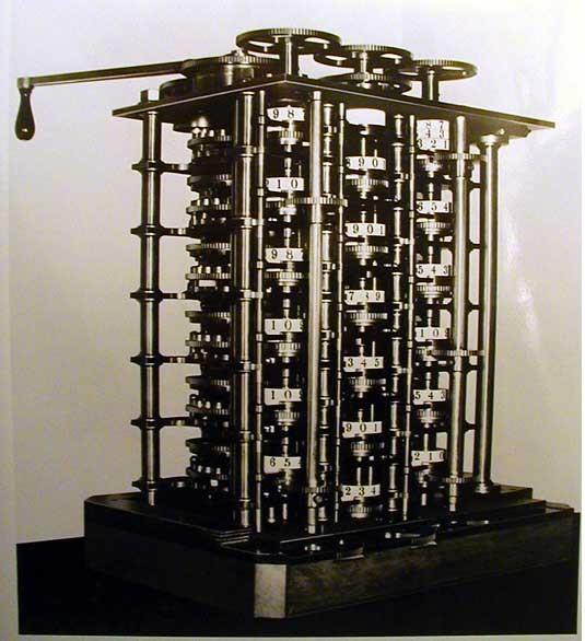 Máquina das Diferenças (Charles Babbage, 1822) - Poderia realizar