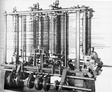 Máquina Analítica (Charles Babbage, 1834) - Poderia realizar uma