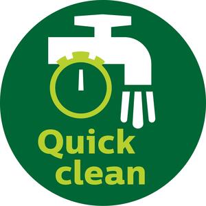 Características Tecnologia QuickClean Recipiente para a polpa transparente O espremedor Philips foi concebido para uma limpeza