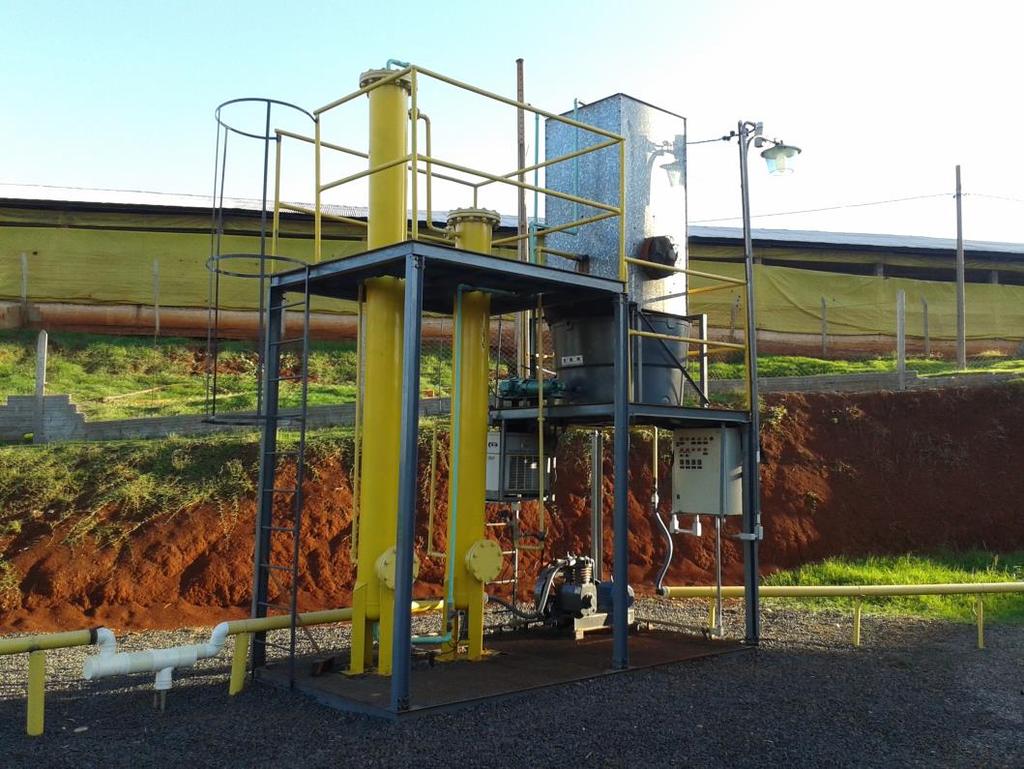 BIORREFINARIA UEBio - Unidade de Enriquecimento de Biogás Granja San Bernardo em Santa Rita no Paraguai: projeto liderado