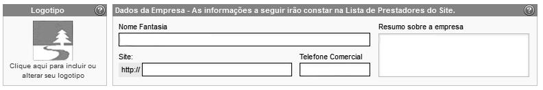 Página 15 de 111 3.3.2. Campo DADOS DA EMPRESA As informações a seguir irão constar na Lista de Prestadores que já estão emitindo a NFS-e.