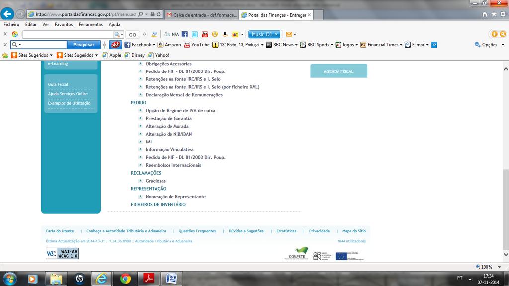 A comunicação dos inventários à AT A comunicação dos inventários à AT Informação a comunicar: A informação a comunicar é igual para todas as entidades, e é definida legalmente.