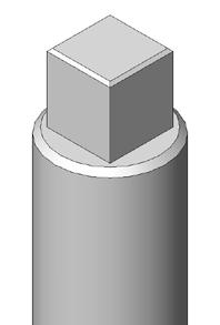 5- EIXOS Os eixos das válvulas de borboleta amortecedoras multiligas PL da são maciços e são fabricados em aço inoxidável (AISI304, AISI316, AISI310, entre outros).