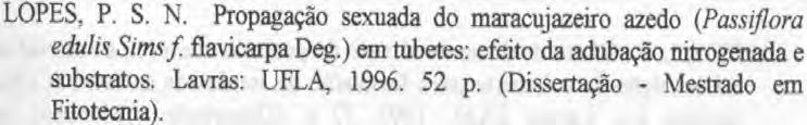 fertilizantes em Minas Gerais. 4 Lavras, 1989. p.