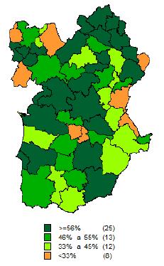 Ama por Concelho, 2014 Fonte: INE, Estimativas da População Residente, GEP-MTSSS, Carta