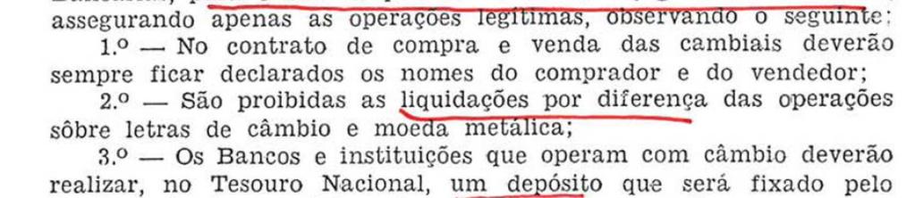 1. regulamentação cambial é material de