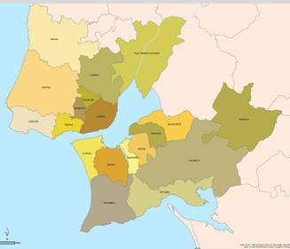 Alguns dads sbre Lisba Área Metrplitana de Lisba (AML) 2,8 M habitantes (2015)