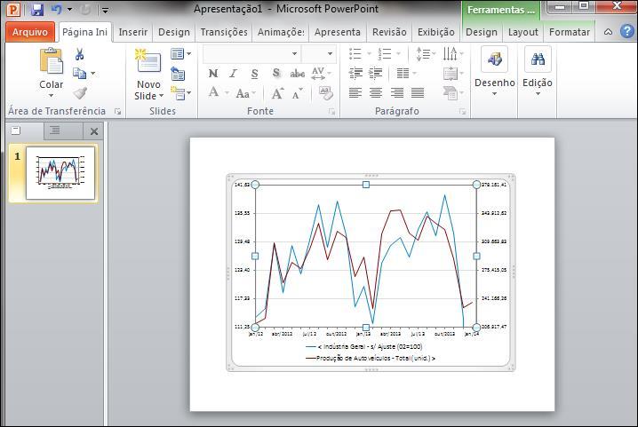 53 Este recurso pode facilitar muito a produção de gráficos no Excel, devido à interface simplificada e customizada para séries temporais do ABIMAQdados, que pode ser usada para montar uma primeira