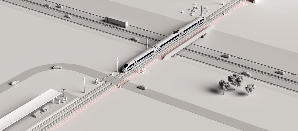 Aplicações A Frauscher Tracking Solutions FTS oferece às agências de trânsito e ferroviárias um sistema de segurança completo que pode expandir o alcance do