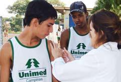 Atletismo Orcampi, que desenvolve o talento esportivo de crianças e adolescentes de baixa renda com idade entre 11 a 18 anos, moradores em Campinas e região.