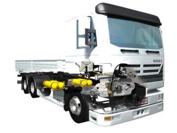 GNV+Diesel liberada para aplicação Lançamento no mercado (IAA) A Robert Bosch, líder mundial no desenvolvimento e aplicação da tecnologia Diesel,