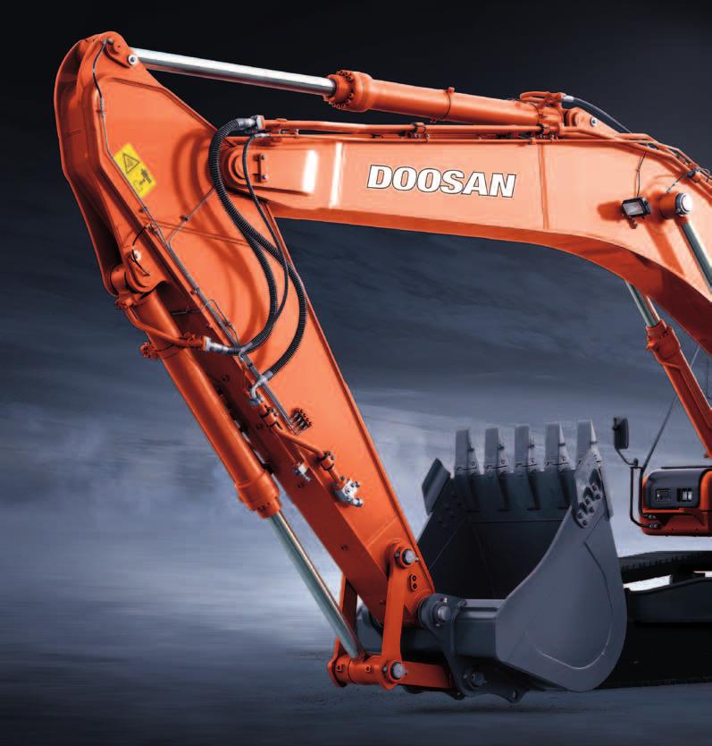 A escavadora hidráulica DOOSAN DX420LC: Um novo modelo com c Descubra estas inovações!