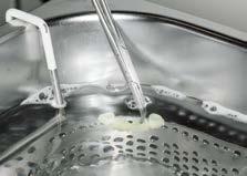 Estratificação de VITA CAD-Temp Limpeza A permanência prolongada do trabalho concluído no aparelho para banho de ultrassom pode diminuir