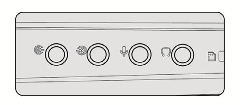 Apresentações 4. Conectores da Porta de Áudio Produzem som de alta qualidade graças ao sistema estéreo e à função de alta-fidelidade suportada.