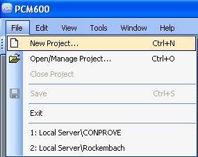 Em seguida abra o PCM600 clicando duas vezes no ícone do software.