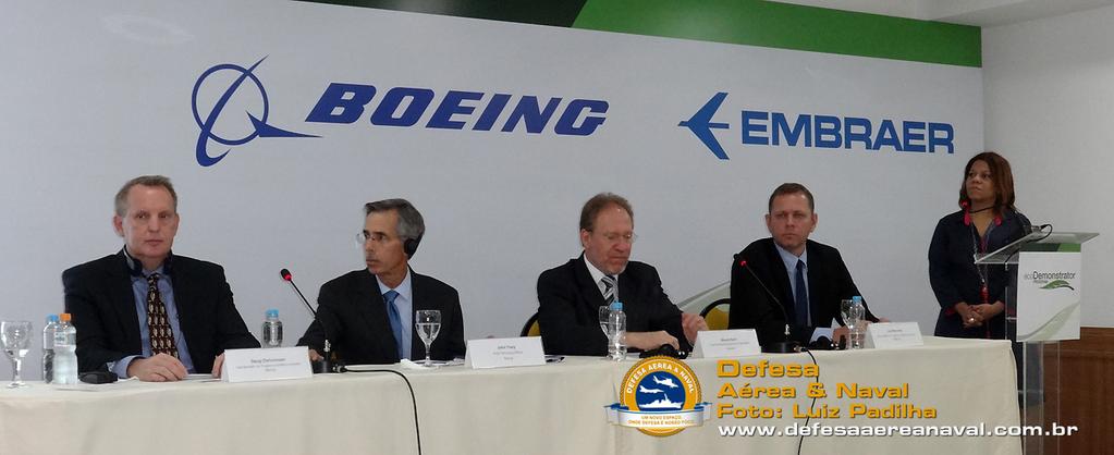 Boeing e Embraer apresentam o programa ecodemonstrator Por Luiz Padilha Rio de Janeiro, 7 de julho de 2016 A Boeing e a Embraer apresentaram hoje a aeronave que será utilizada pelas duas fabricantes