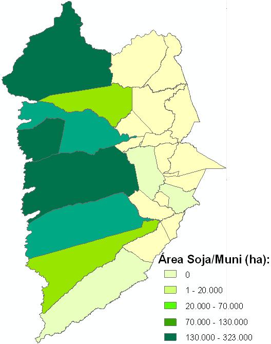 Mapa 15 Anomalia do IV das lavouras de grãos em relação à média histórica, no Extremo Oeste da Bahia.